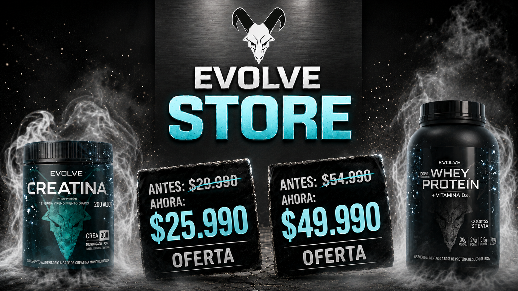 Ofertas de suplementos Evolve Store
